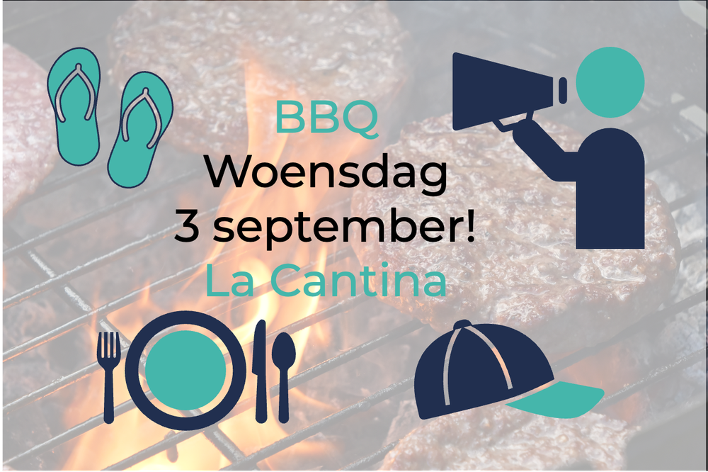 ⛱️ BBQ verplaatst naar woensdag 3 september!