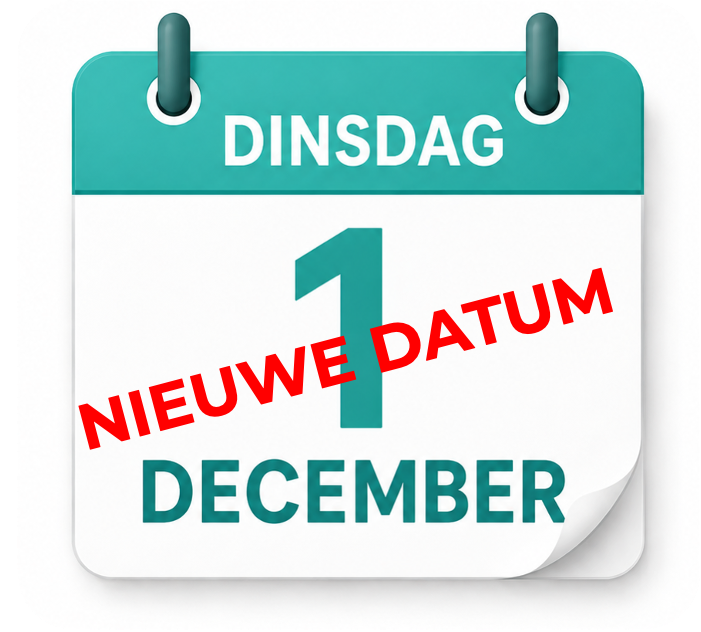 ⚠️ Elevator Pitch Event: Verplaatst naar dinsdag  01 december!